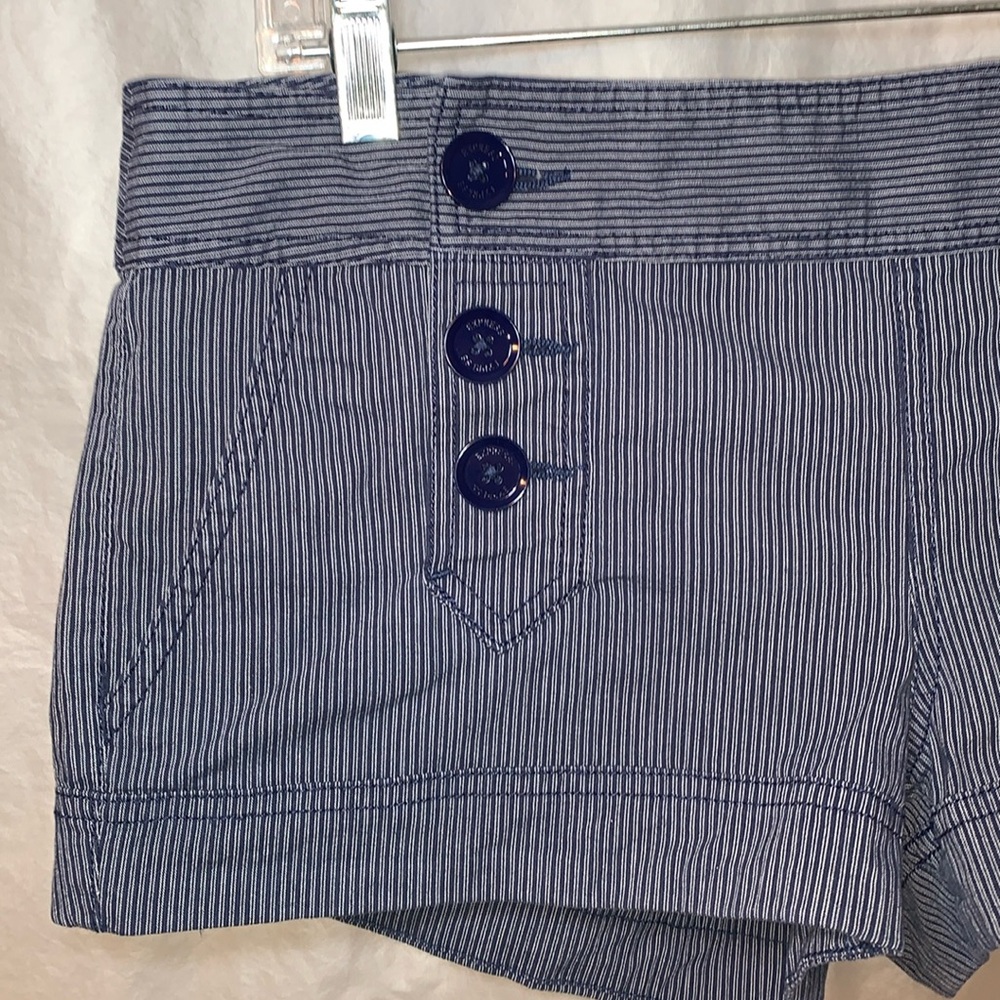 8 Sailor Style Stripped Double Button Express Sho… - image 3